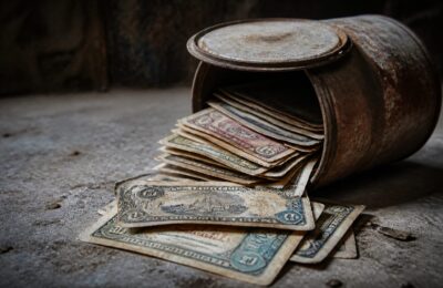 O surpriză de peste 1000 de lire sterline găsită într-o veche cutie de vopsea