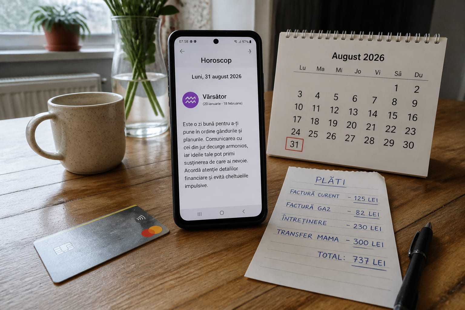 Horoscop 31 august 2026: Scorpionul și Săgetătorul dau tonul într-o zi a deciziilor prompte