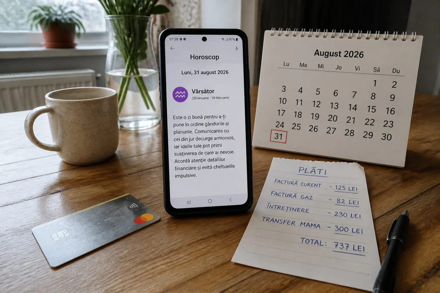 Horoscop 31 august 2026: Scorpionul și Săgetătorul dau tonul într-o zi a deciziilor prompte