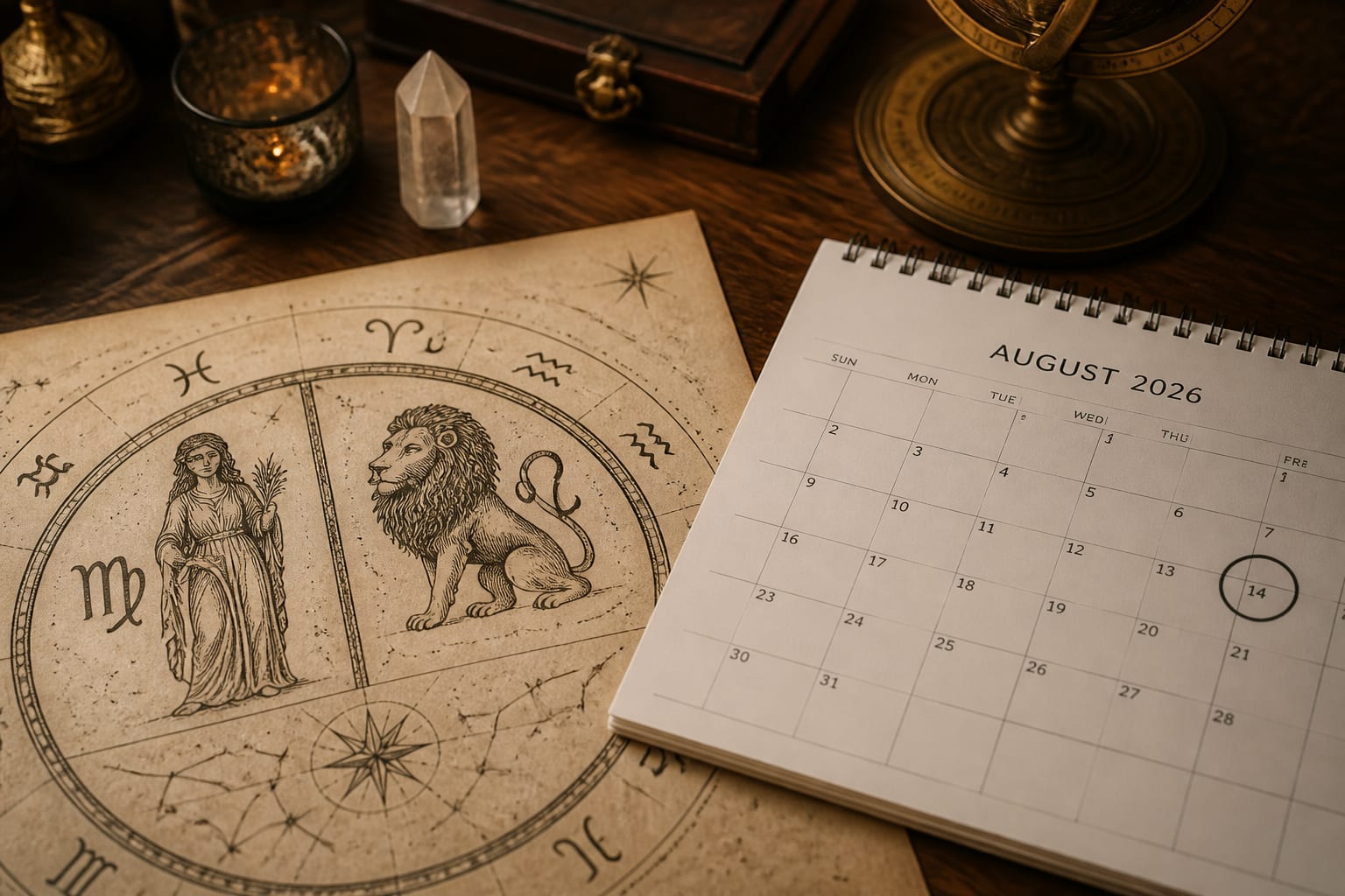 Horoscopul din 14 august 2026 aduce ordine pentru Fecioară și o zi bună pentru Leu