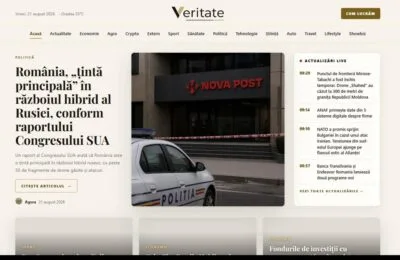 Veritate.ro propune știri scrise integral de AI, pentru cititorii care vor fapte separate de opinii