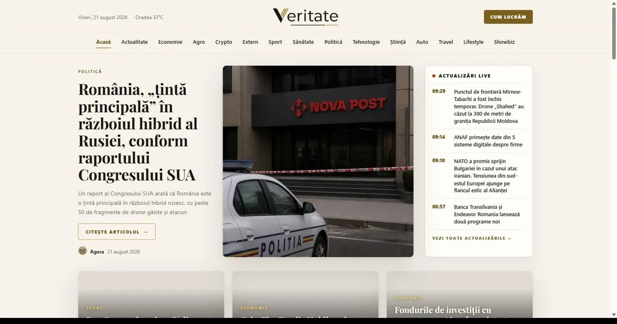 Veritate prezentare site